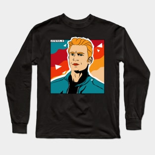 captain steve - most famous superhero Long Sleeve T-Shirt